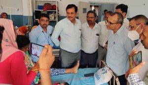 DC surprise inspection of civil hospital