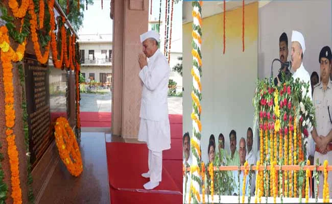 केंद्रीय मंत्री राव इंद्रजीत सिंह ने बावल में फहराया राष्ट्रीय ध्वज 13 bawal news