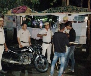 जिला पुलिस रेवाड़ी ने अपराध पर अंकुश लगाने के लिए चलाया नाइट डोमिनेशन अभियान 10 Night Dominatio 3