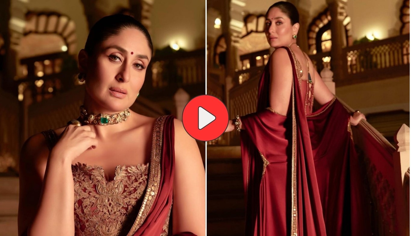 Kareena Kapoor: करीना कपूर ने लाल साड़ी में लोगों को बनाया दीवाना, देखें ये Photos 15 news 2025 03 14T110817.027