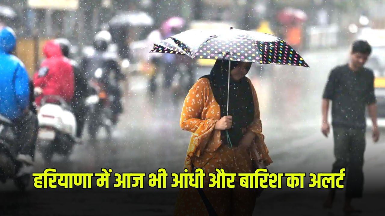 Haryana Weather Update: हरियाणा में आज भी आंधी और बारिश का अलर्ट, देखें अपने जिले का हाल 5 Haryana Weather Update Alert of storm and rain in Haryana even today see the condition of your district