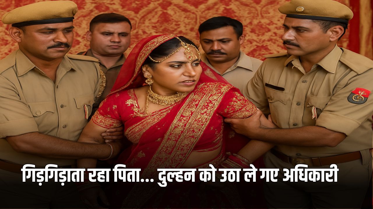 Bride Abducted Wedding Hall: गिड़गिड़ाता रहा बेबस पिता, फिर भी दुल्हन को मंडप से उठा ले गए अधिकारी, वजह जान हो जाएंगे हैरान 5 The helpless father kept pleading yet the officers took the bride away from the mandap