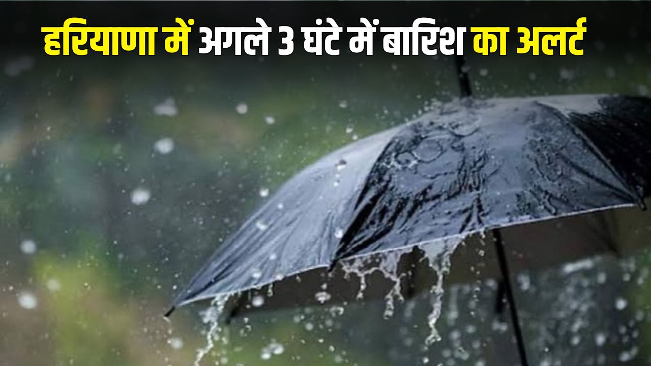Haryana weather Update: हरियाणा में अगले 3 घंटों में बारिश की चेतावनी, देखें अपने जिले का हाल 5 rain alert 1