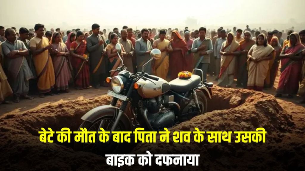 Gujrat News: After the death of his son, the father buried his bike along with the body, knowing the reason will bring tears to your eyes