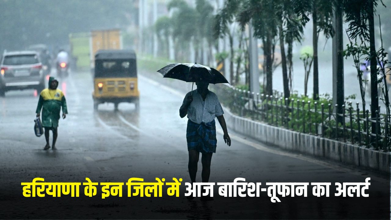 Haryana Weather Update: हरियाणा के इन जिलों में आज बारिश-तूफान का अलर्ट, दिनभर छाए रहेंगे बादल 5 haryana weather update 32