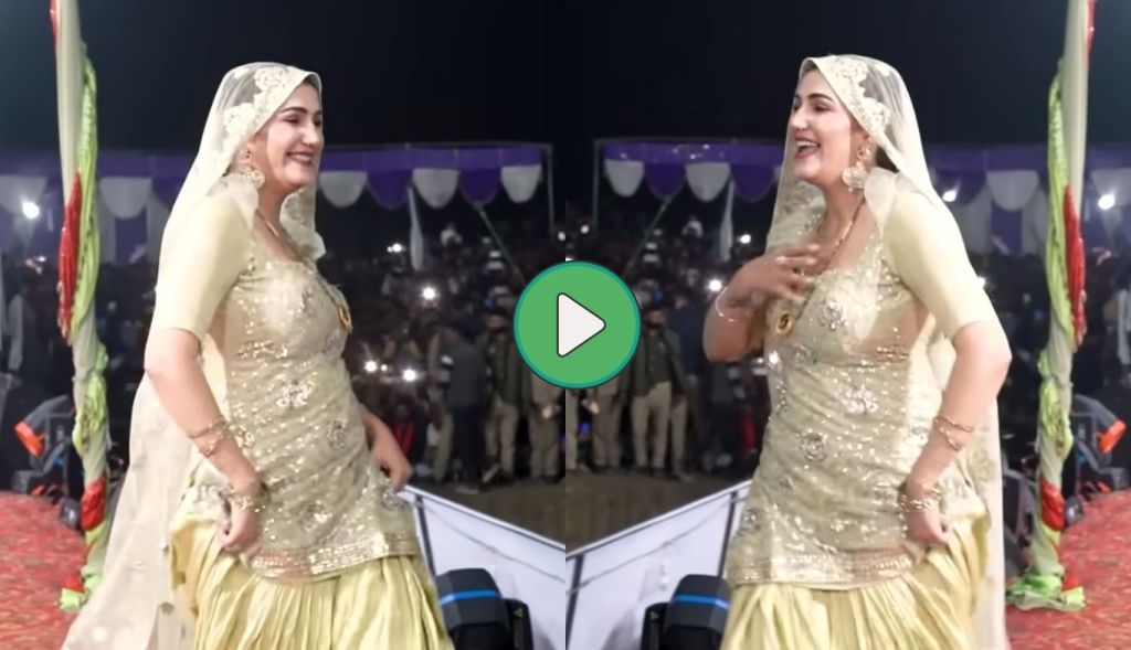 Sapna Chaudhary did a great dance on the song 'Paani Chhalke'