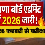 HBSE Admit Card 2026: 10th और 12th के एडमिट कार्ड कल से लाइव, 25-26 फरवरी से परीक्षा शुरू 28 HBSE Admit Card 2026: 10th and 12th admit cards live from tomorrow