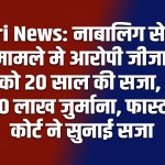 Rewari News: नाबालिग से दुष्कर्म मामले मे आरोपी जीजा को 20 साल की सजा, ₹2.10 लाख जुर्माना 4 Rewari News: Brother-in-law sentenced to 20 years in prison for raping a minor