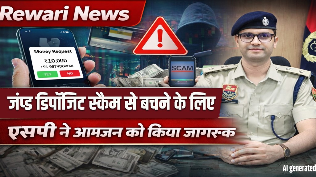 Rewari News: SP sensitizes public to avoid jumped deposit scam