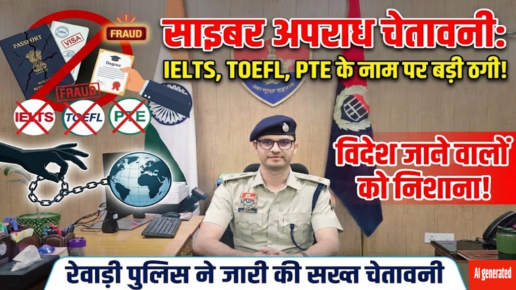 Cyber Crime News: Rewari Police issues warning against fraud in the name of IELTS, TOEFL, PTE