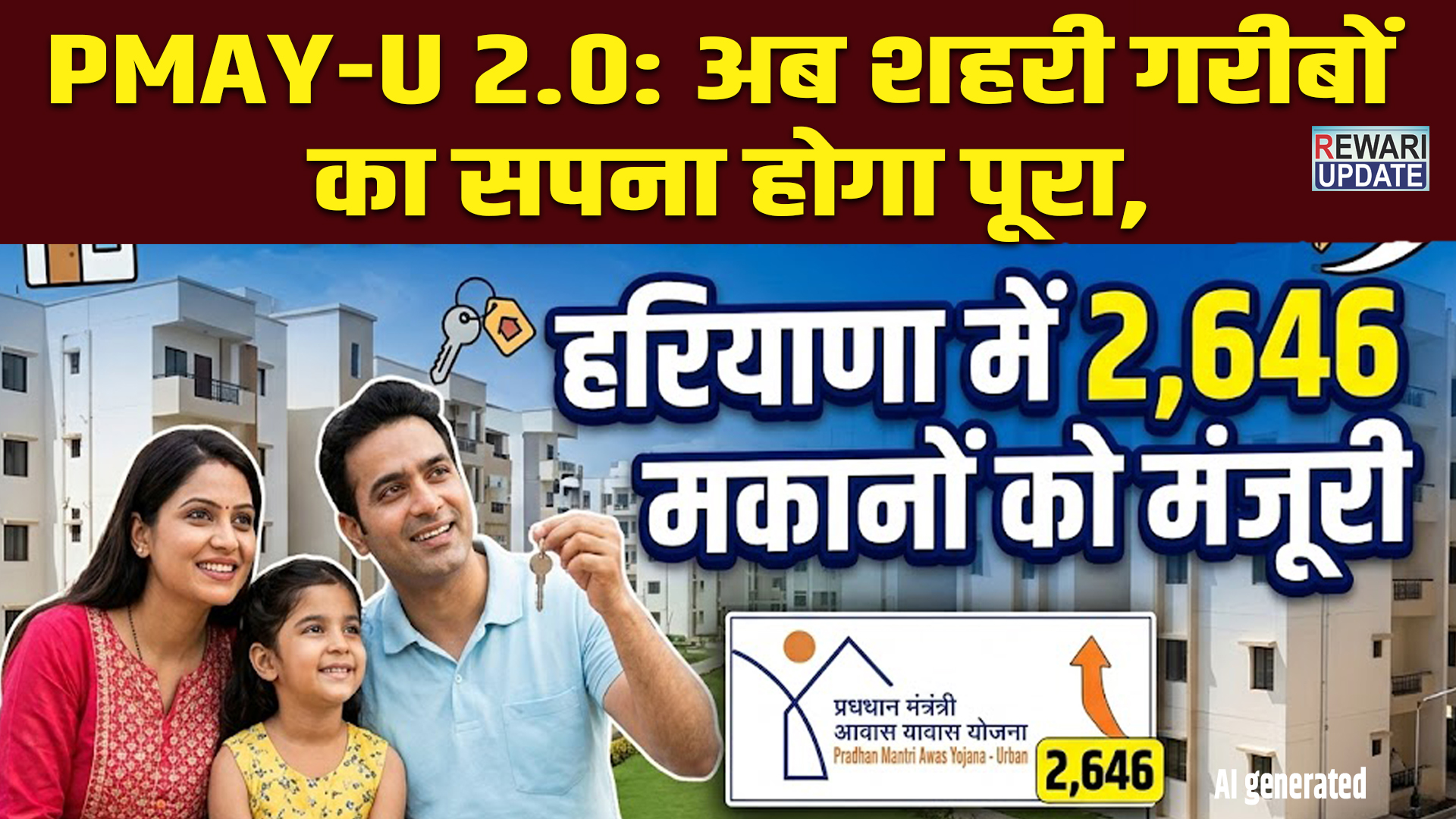 PMAY-U 2.0: Now the dream of urban poor will be fulfilled, 2,646 houses approved in Haryana