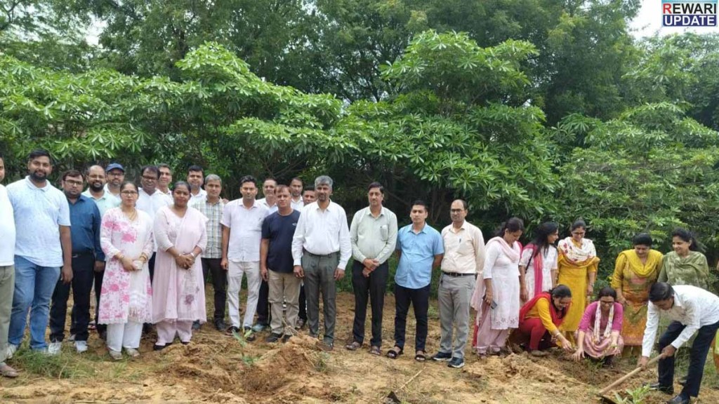 Tree plantation program organized at Lisana Polytechnic under the 'A Tree in Mother's Name' campaign.